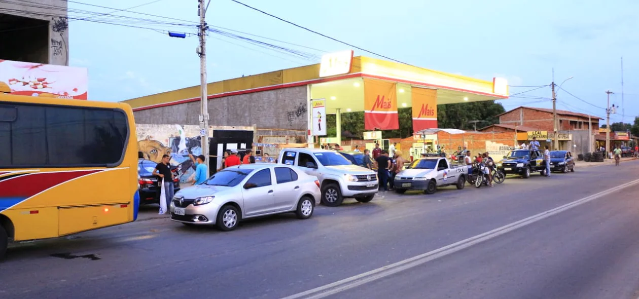 A carreata iniciou na Avenida Poty Velho
