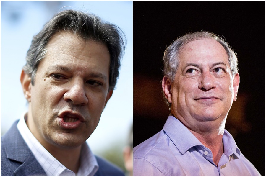 Fernando Haddad e Ciro Gomes
