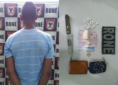 Homem é preso com 21 pedras de crack em Teresina