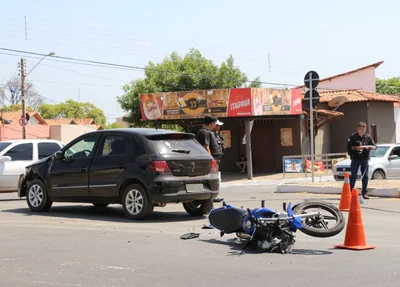 O acidente aconteceu no cruzamento da Avenida Gil Martins e Rua Joca Broxado