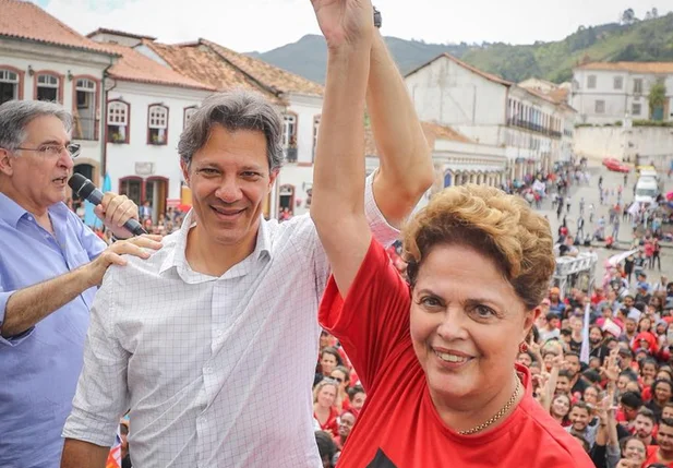 Fernando Haddad e Dilma Rousseff 