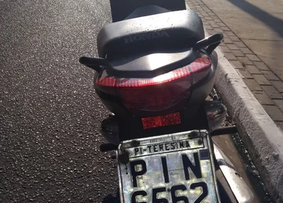 Motocicleta apreendida