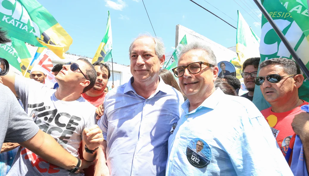 Ciro ao lado do Flavio Nogueira 