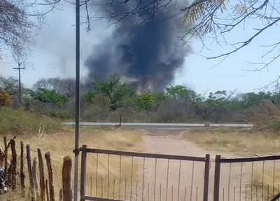 Localidade que estava sendo atingida por incêndios 