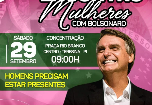 Ato a favor de Jair Bolsonaro 