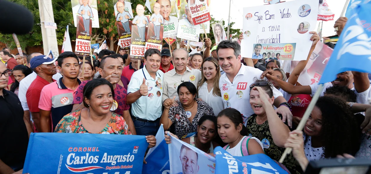 Candidatos da Coligação A Vitória com a Força do Povo