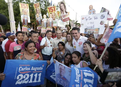 Candidatos da Coligação A Vitória com a Força do Povo