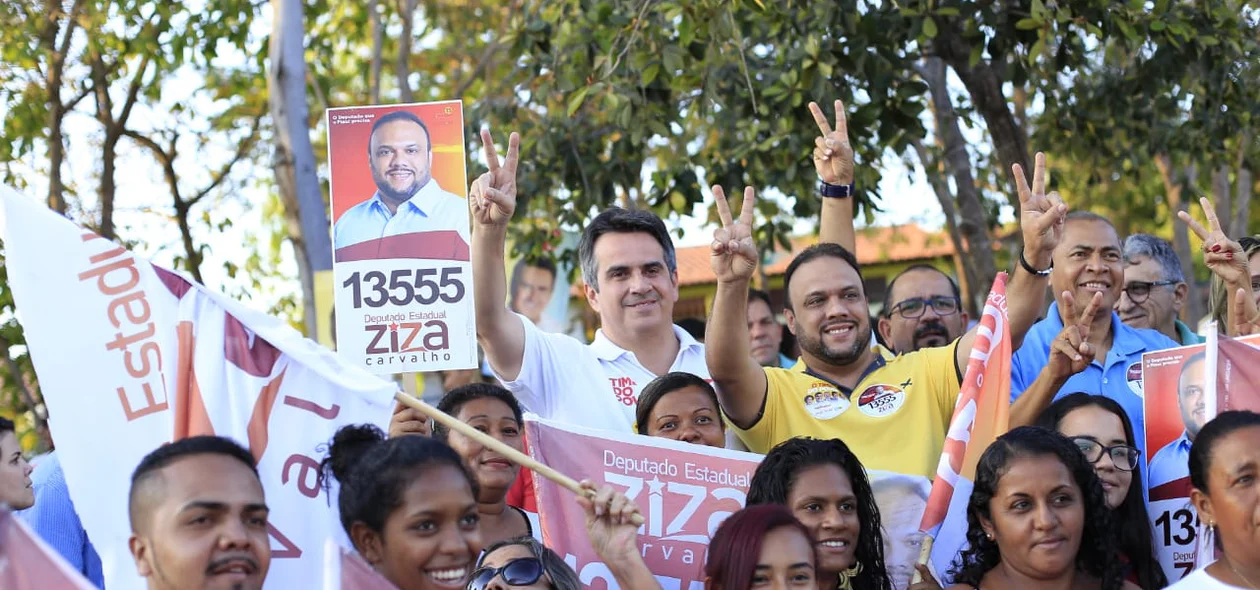Ciro Nogueira e Ziza Carvalho
