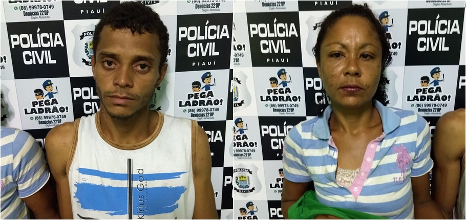 Casal é preso na zona norte de Teresina 