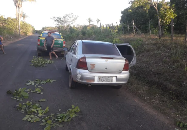 Veículo recuperado pela PM