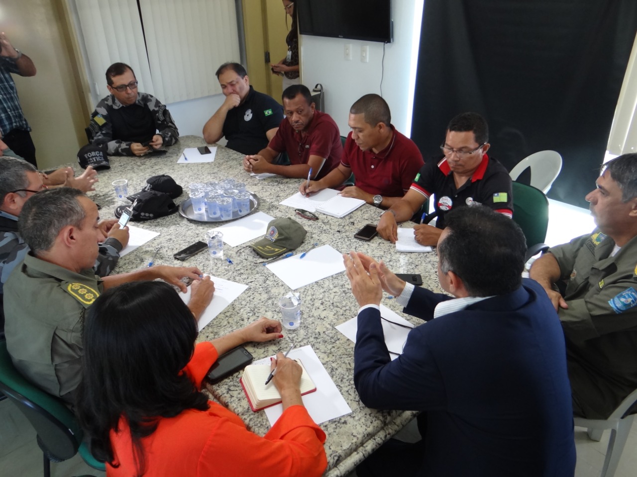 Reunião na SSP-PI
