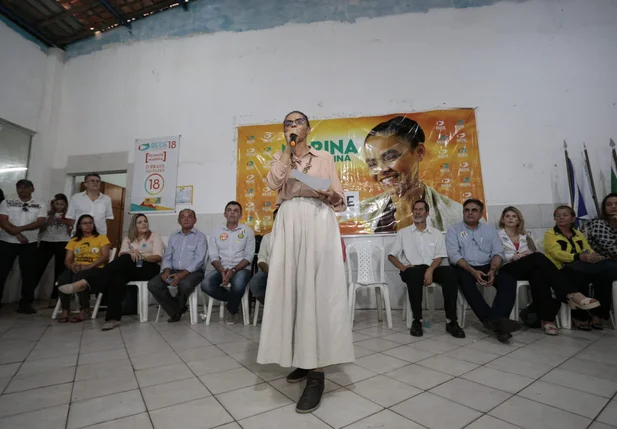 Candidata à Presidência pela Rede, Marina Silva