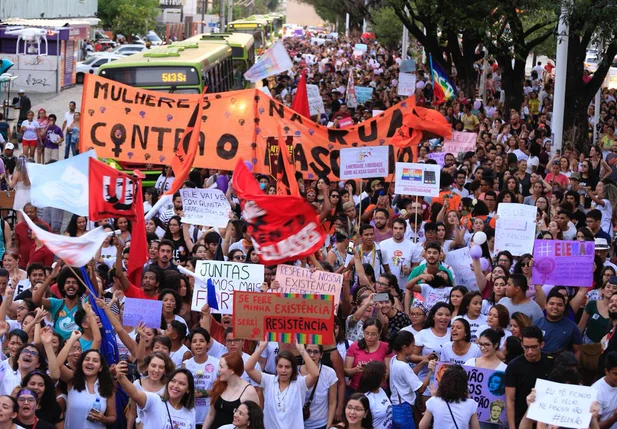 Ato contra Jair Bolsonaro em Teresina