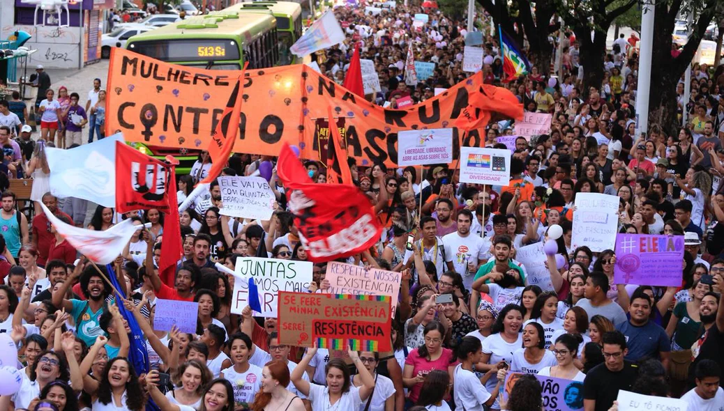 Ato contra Bolsonaro em Teresina 