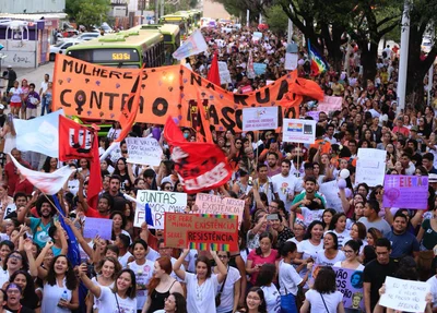 Ato contra Bolsonaro em Teresina 
