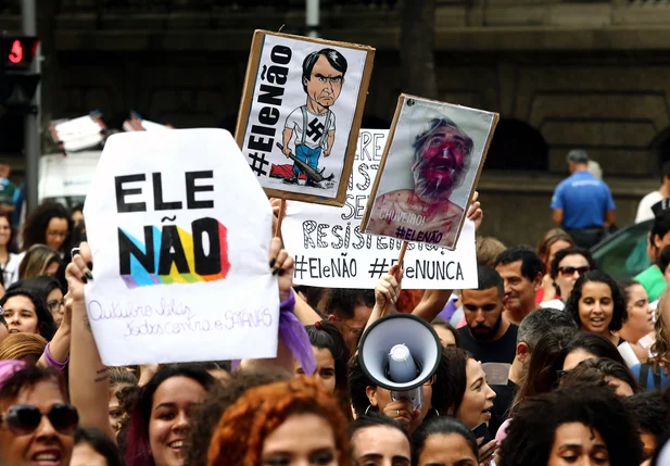 Ato contra Bolsonaro no Rio de Janeiro 