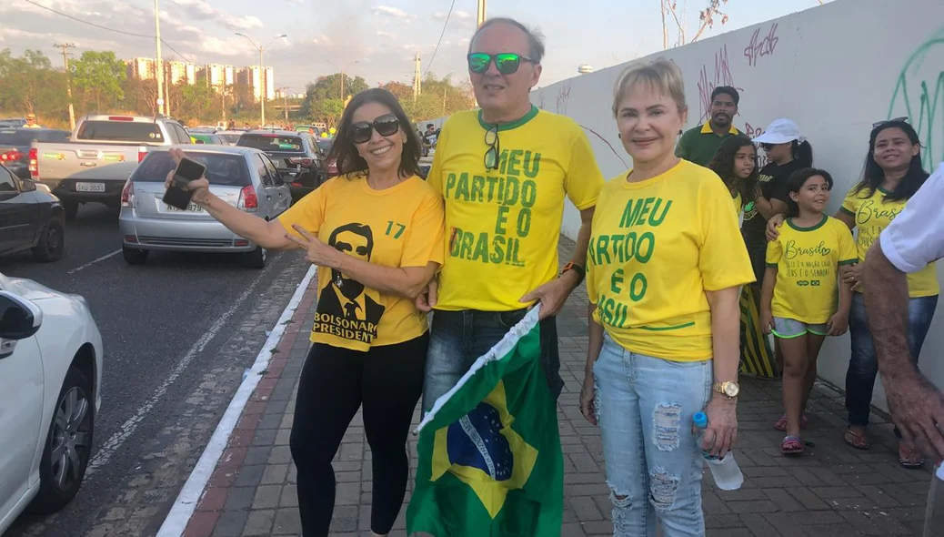 Apoiadores do candidato Jair Bolsonaro