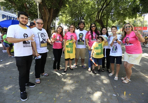 Ato em favor de Jair Bolsonaro em Teresina