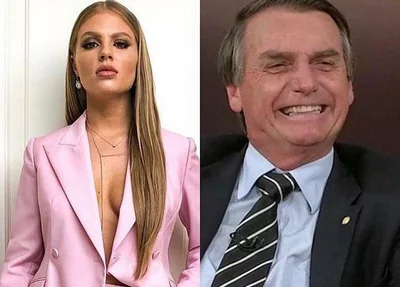 Luísa Sonza e Jair Bolsonaro