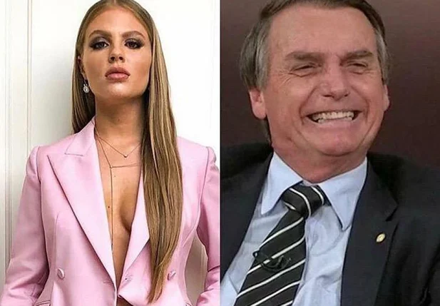 Luísa Sonza e Jair Bolsonaro