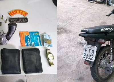 Material apreendido pela Polícia Militar