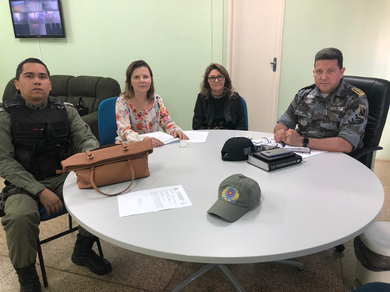 Reunião ocorreu na sede do 4º  batalhão da PM em Picos