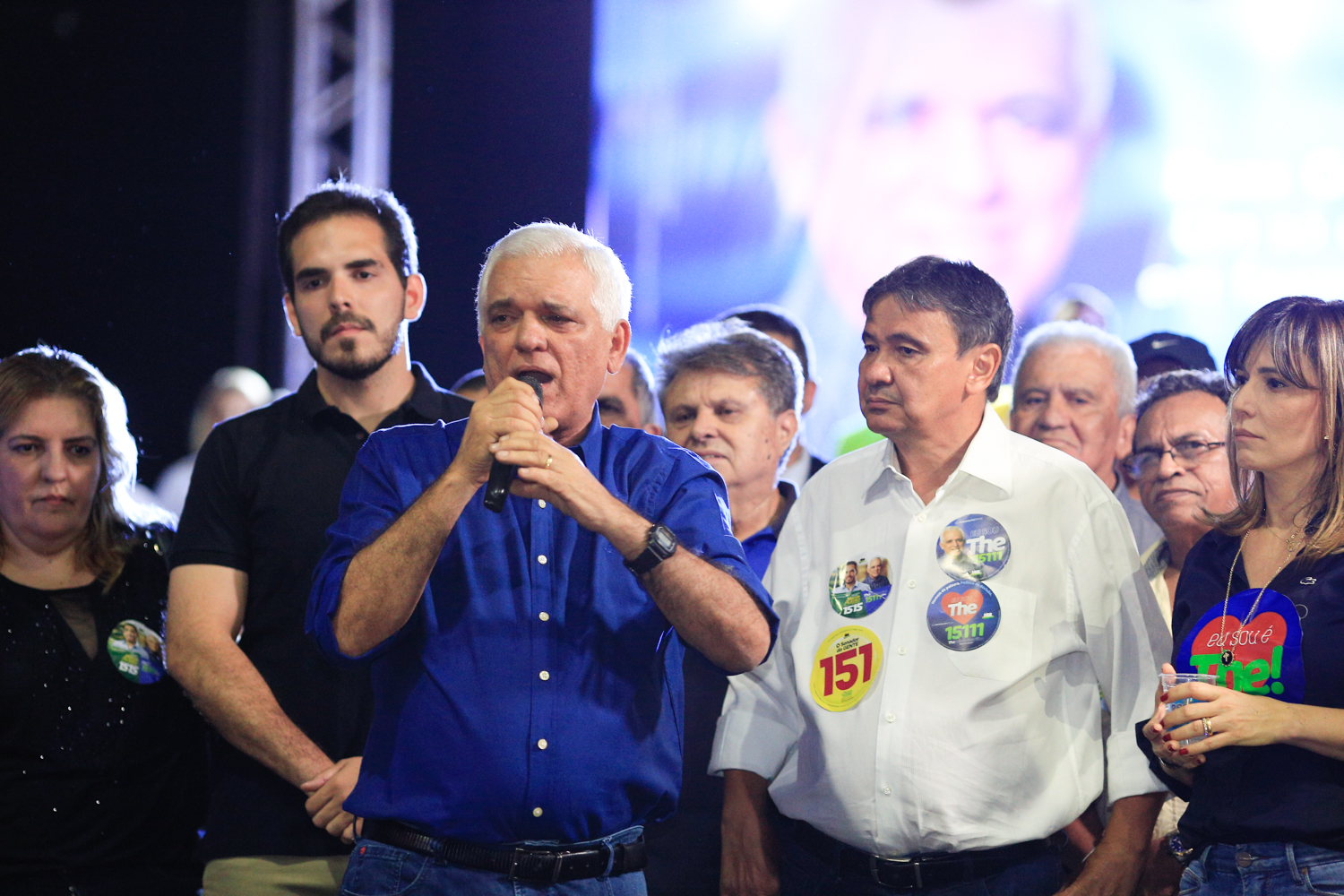 Themístocles Filho discursando em Teresina 
