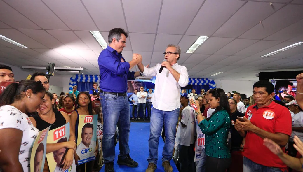Ciro Nogueira e o prefeito Firmino Filho