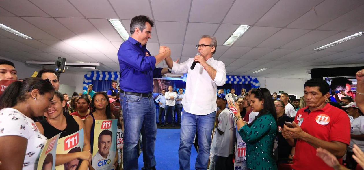 Ciro Nogueira e o prefeito Firmino Filho