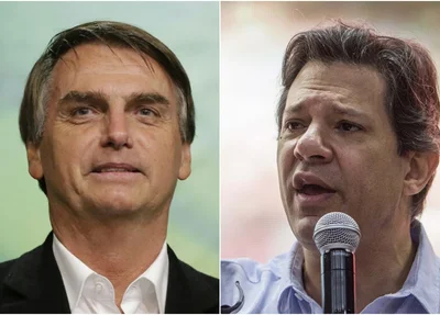 Jair Bolsonaro e Fernando Haddad