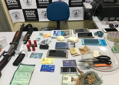 Material apreendido no Maranhão