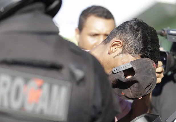 Segundo suspeito preso pela Força Tática do 1º batalhão