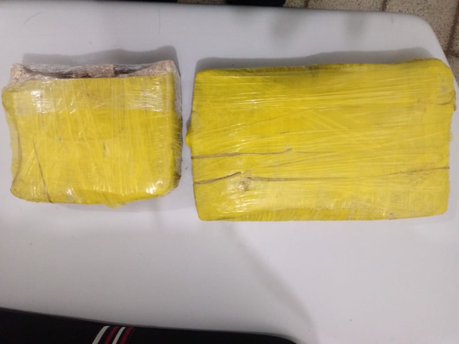 Droga encontrada com acusada