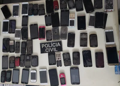 Material recuperado pela Polícia Civil em Barras