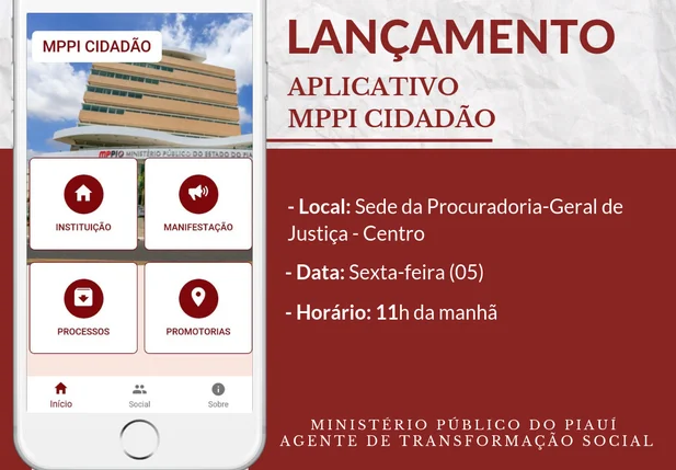 Novo aplicativo do MPPI