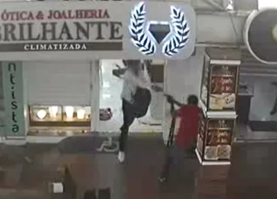 Sargento Vidal é baleado em assalto a joalheria