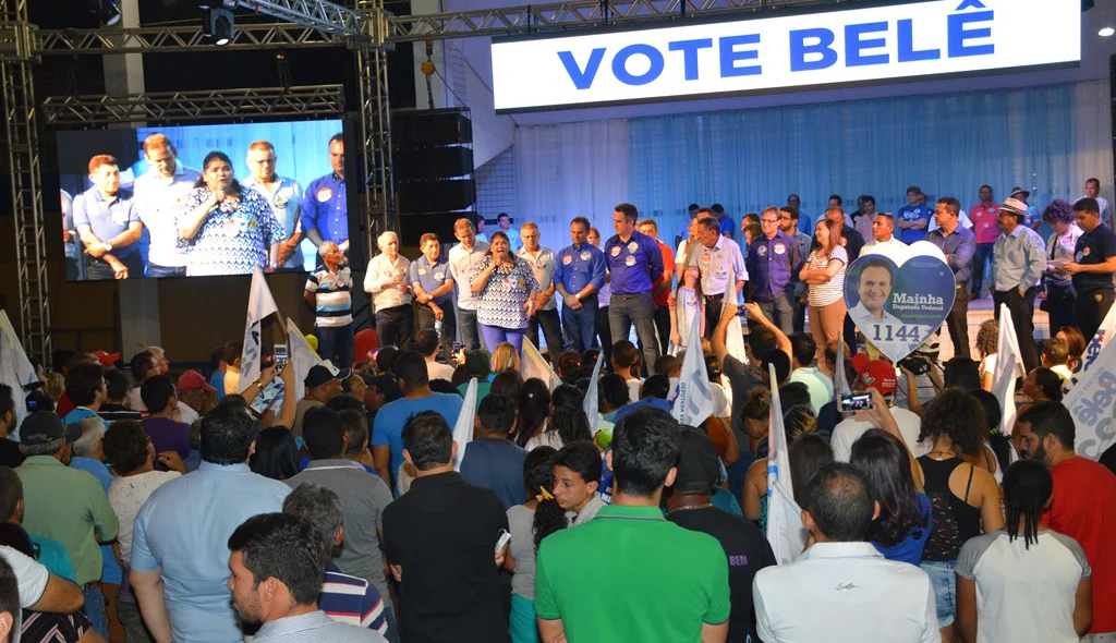 Belê pede votos para candidatos da sua coligação