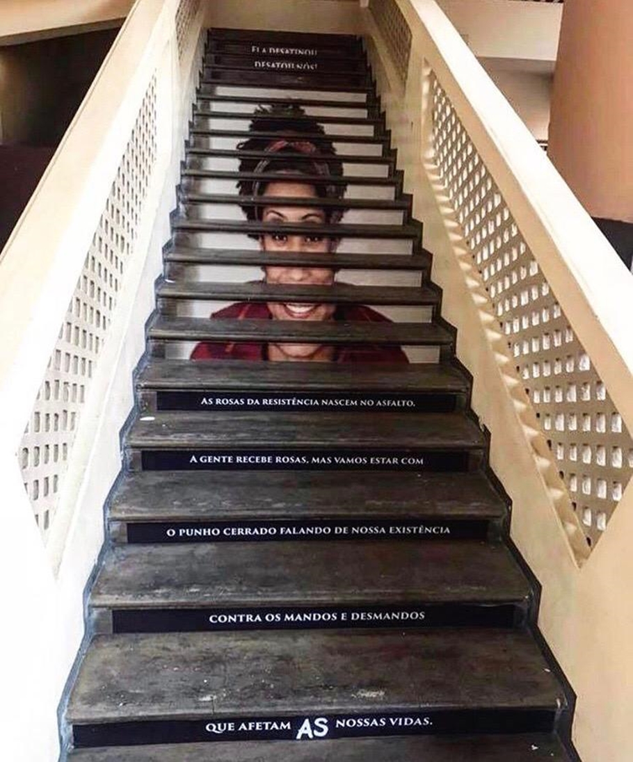 Escadaria no Colégio das Irmãs 