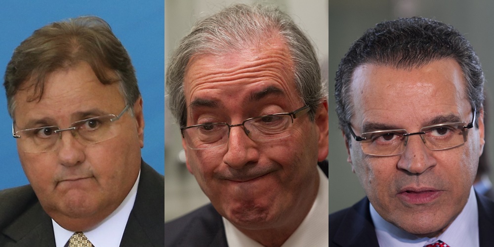 Geddel, Eduardo Cunha e Henrique Eduardo Alves