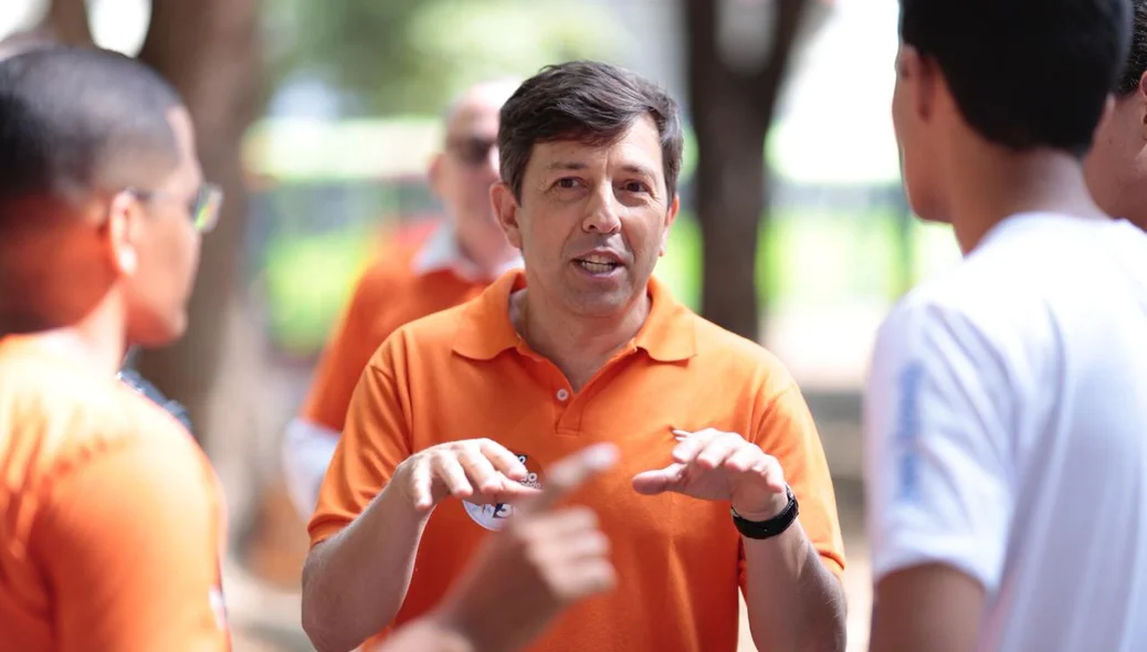 O candidato apresentou suas principais propostas 