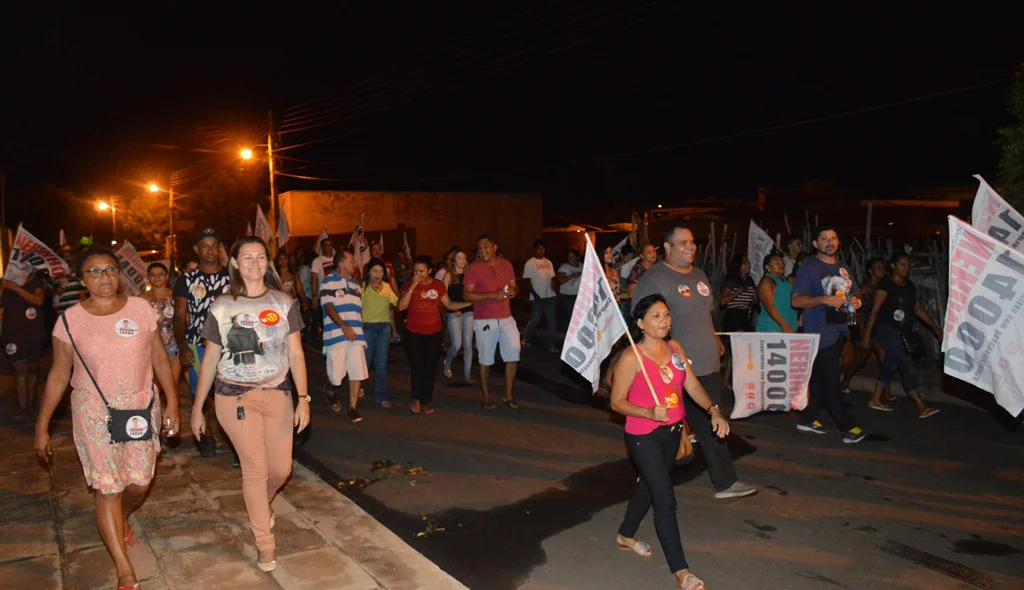 Caminhada de Nerinho no bairro Ipueiras