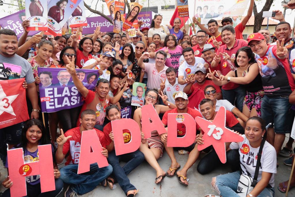 Caminhada na zona sudeste reuniu vários militantes do PT e coligados