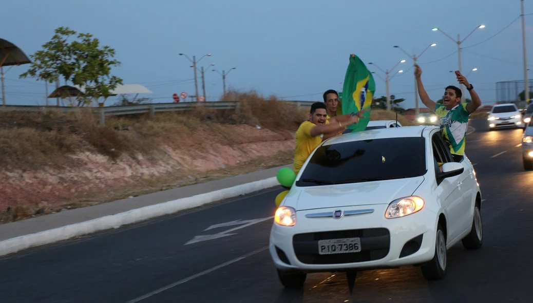 Eleitores a favor de Bolsonaro 