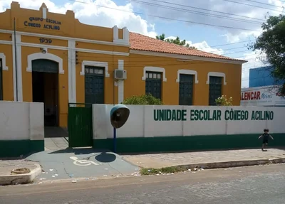 Colégio onde o aposentado passou mal