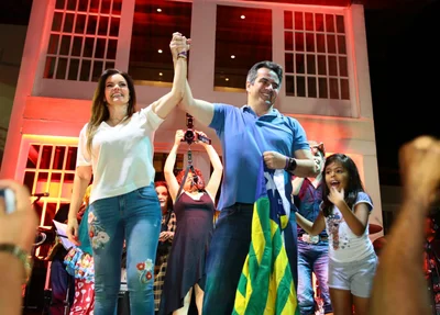 Iracema Portella e Ciro Nogueira
