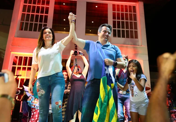 Iracema Portella e Ciro Nogueira
