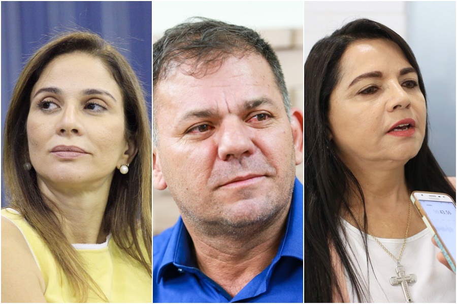Lucy Soares, Carlos Augusto e Teresa Britto