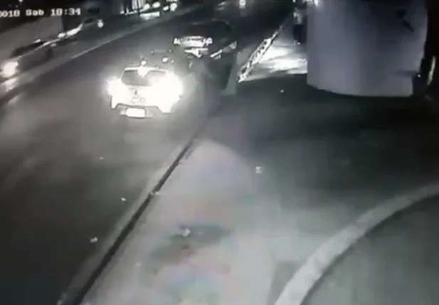 Briga no trânsito em Teresina