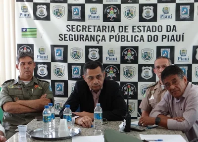 Reunião na SSP-PI