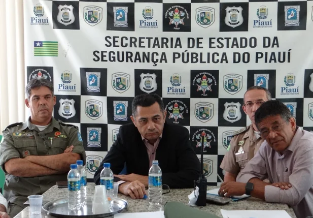 Reunião na SSP-PI